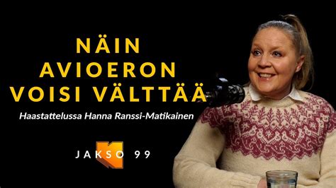 Näin avioeron voisi välttää, Hanna Ranssi